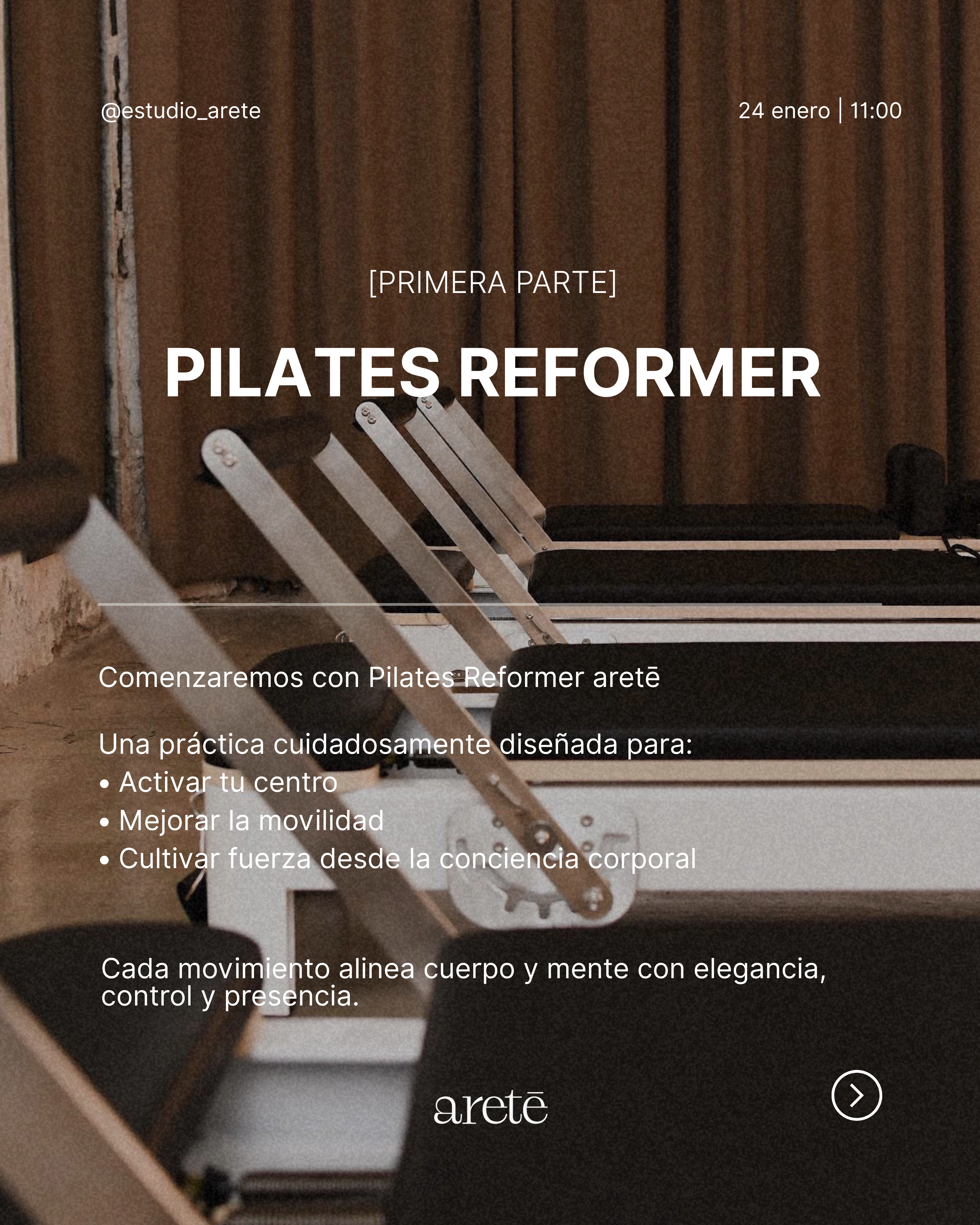 Pilates Reformer & Breathwork · aretē